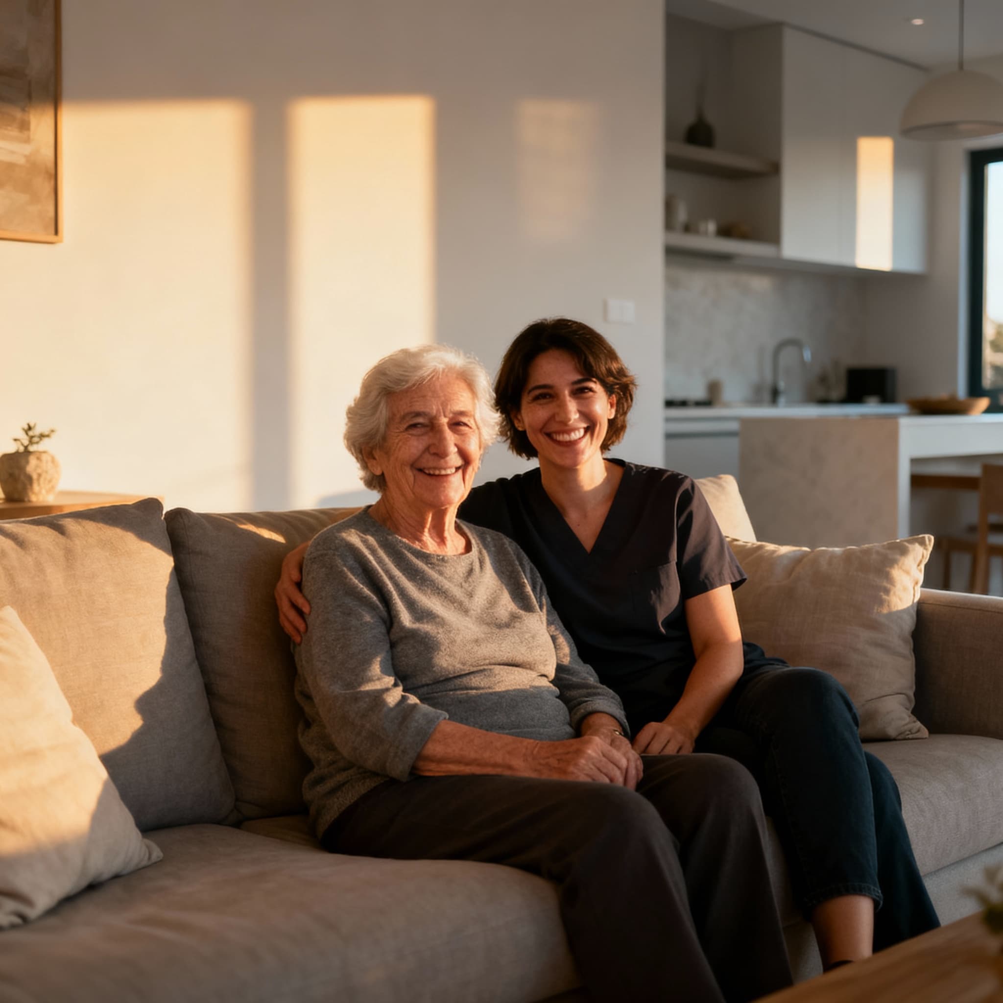 Φροντίδα ηλικιωμένων με την οικογένεια